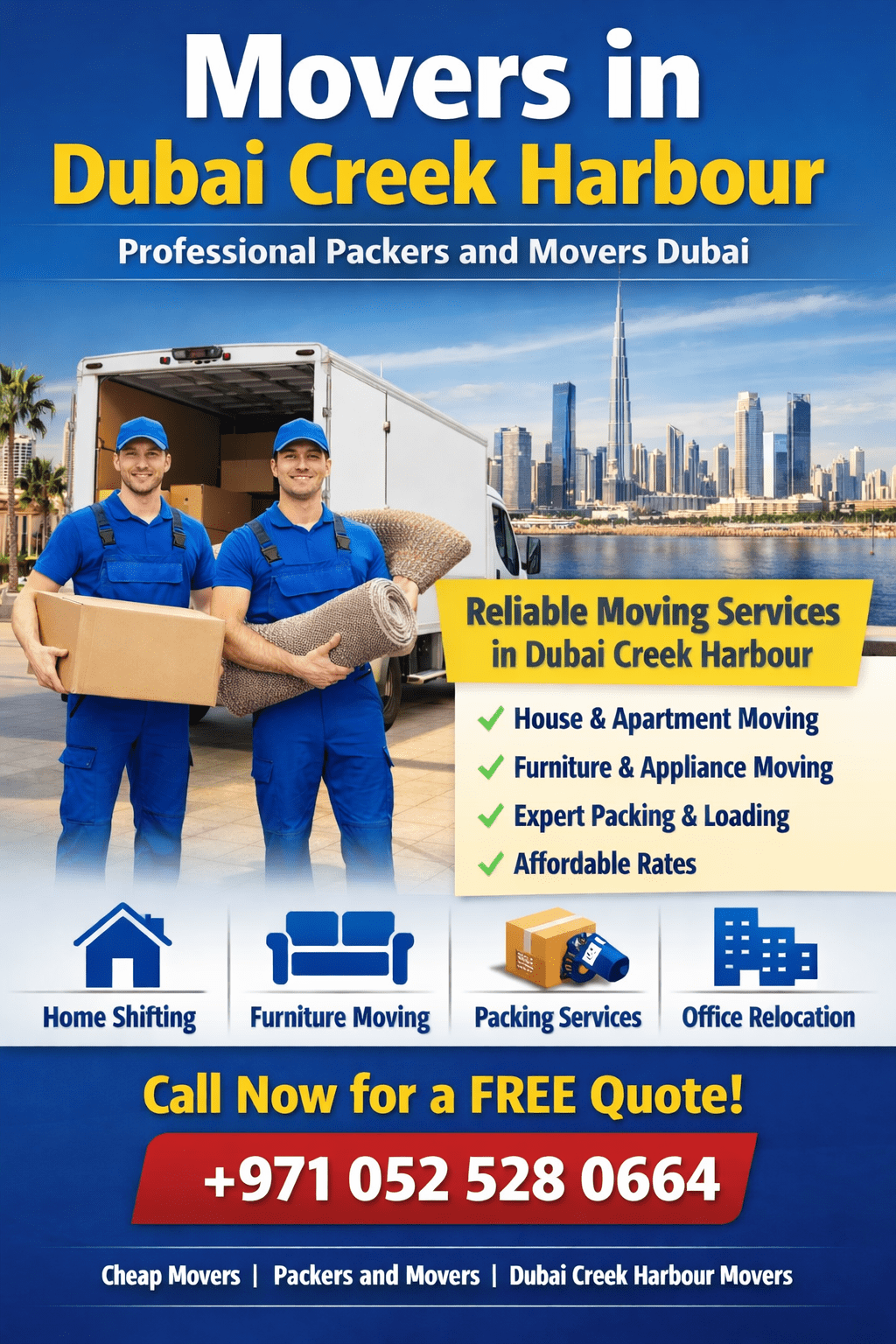 Movers in Dubai Creek Harbour