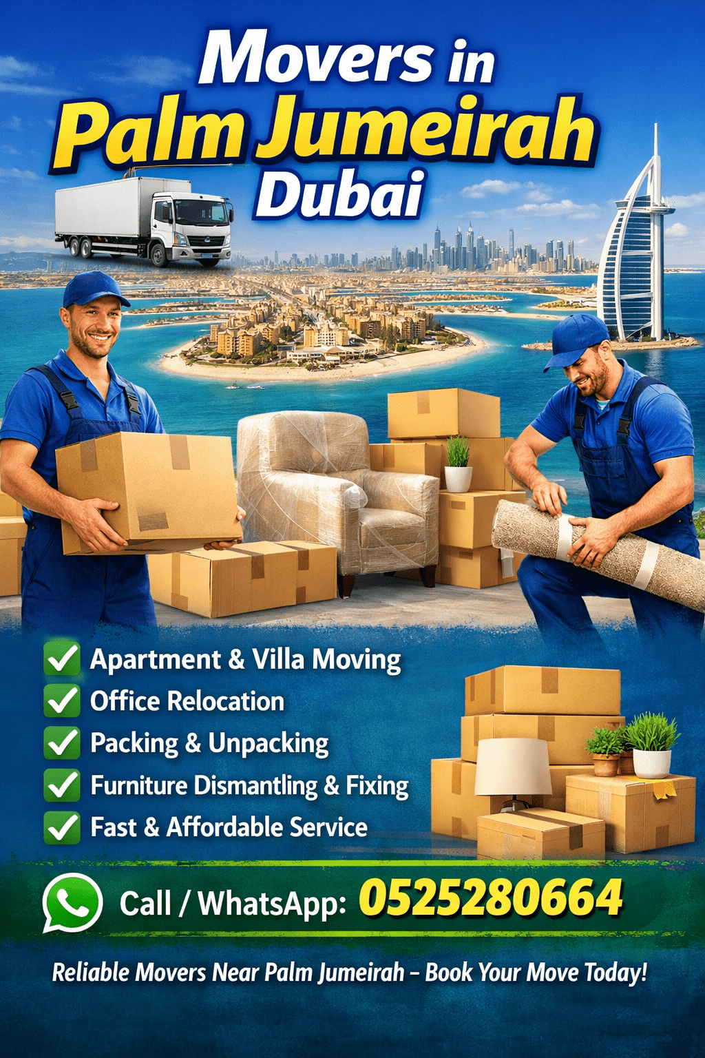 Movers in Palm Jumeirah Dubai