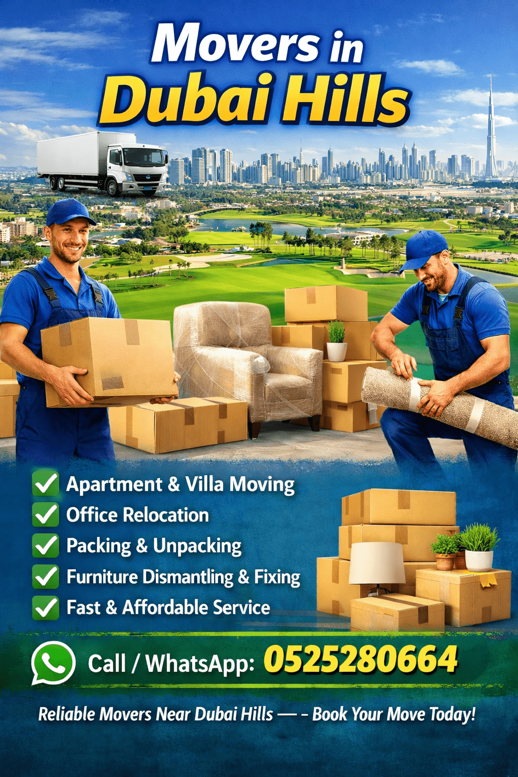 Movers and Packers Near Me | Affordable Dubai Moving Services